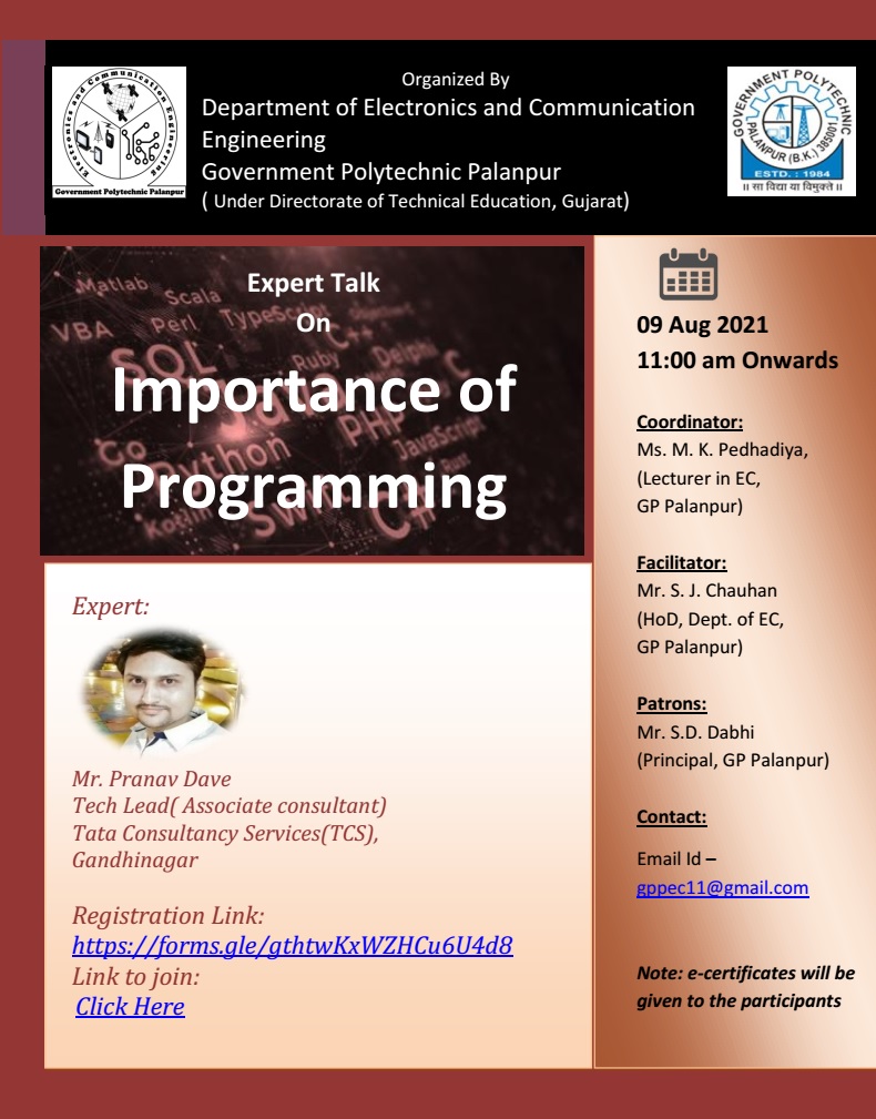 Online Expert Lecture 2021