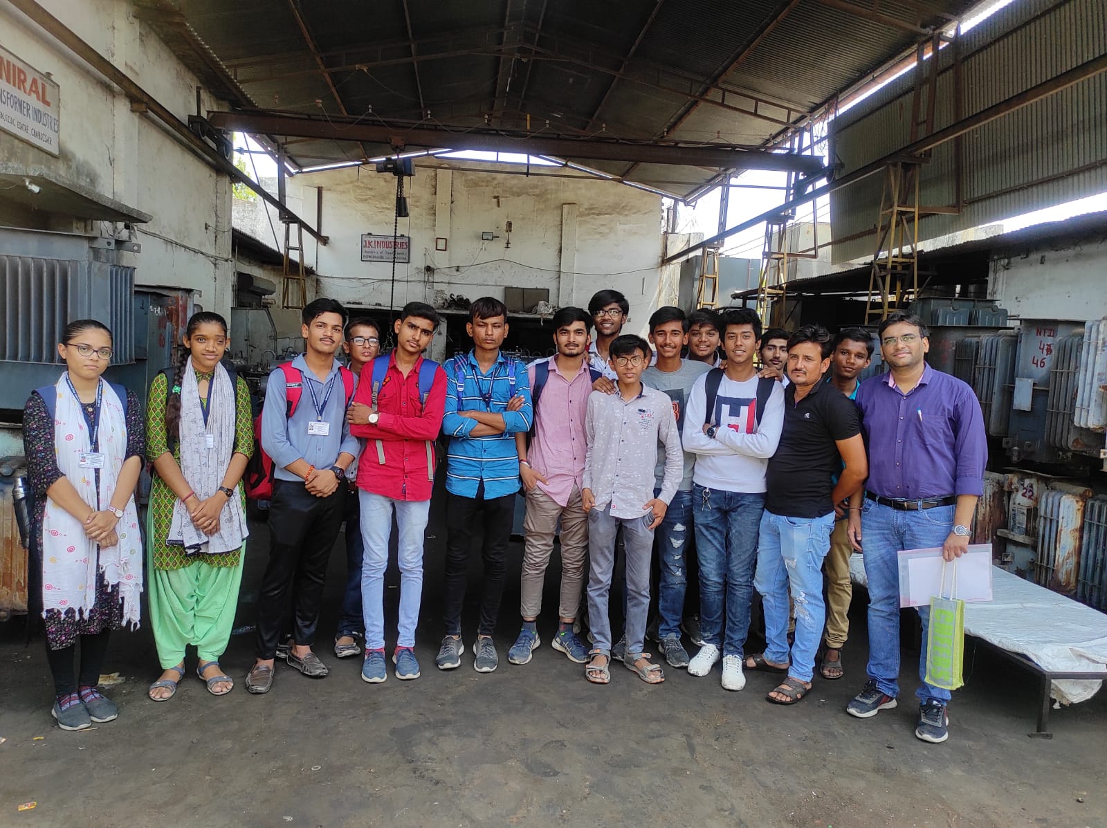 Industrial Visit – JK Industries Chandisar